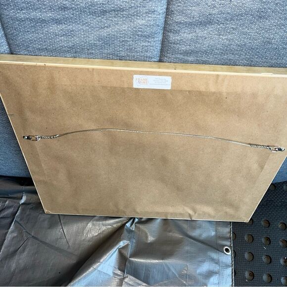 AMERICAN RUTH LAMONDE ORIGINAL OIL on CANVAS VERDANT SEASHORE-LANDSCAPE FRAMED - Picture 3 of 4